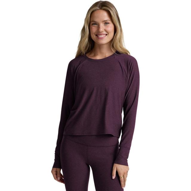 (取寄) ビヨンドヨガ レディース フェザーウェイト デイドリーマー プルオーバー - ウィメンズ Beyond Yoga women Featherweight Daydreamer Pullover - Women's Eggplant Purple Heather