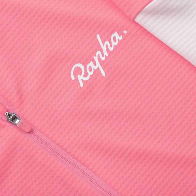 (取寄) ラファ レディース コア ライトウェイト ジャージ - ウィメンズ Rapha women Core Lightweight Jersey - Women's High-Vis Pink/Wの通販は alexiscoates.com