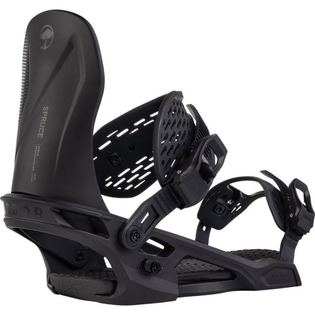 (取寄) アーバー メンズ スプルース スノーボード バインディング - - メンズ Arbor men Spruce board Binding - 2026 - Men's Black