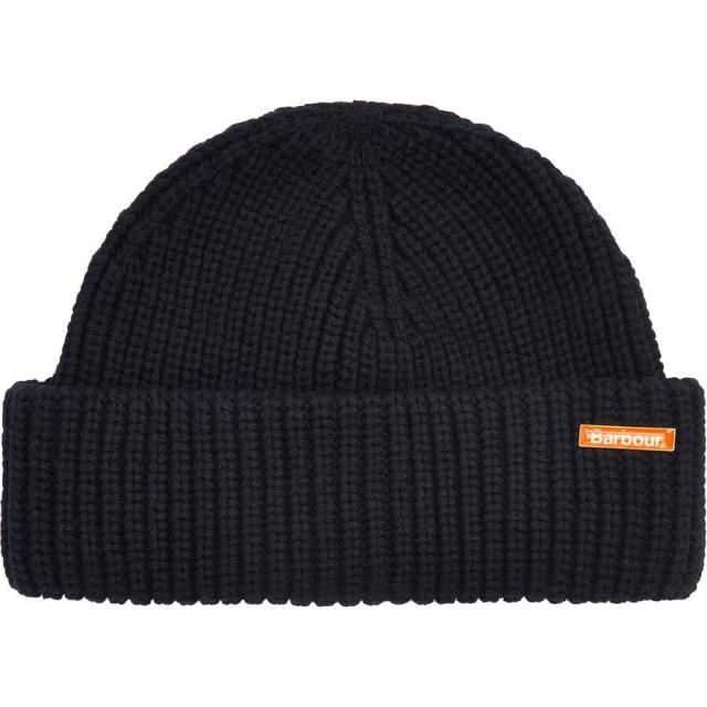 (取寄) バブアー ビーニー ハット Barbour Mosely Beanie Hat Black