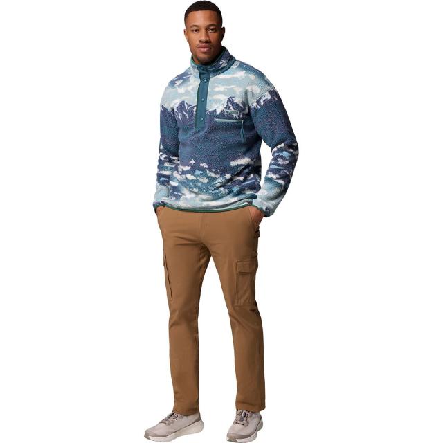 (取寄) コロンビア メンズ ヘルベティア リ プリンテッド 1/2-スナップ フリース - メンズ Columbia men Helvetia II Printed 1/2-Snap Fleece - Men's Crushed Blue Sisters