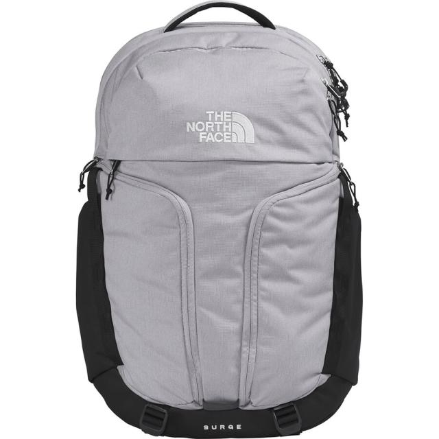 (取寄) ノースフェイス サージ 31L バックパック The North Face Surge 31L Backpack Meld Grey Dark Heather/TNF Black-NPFの通販は