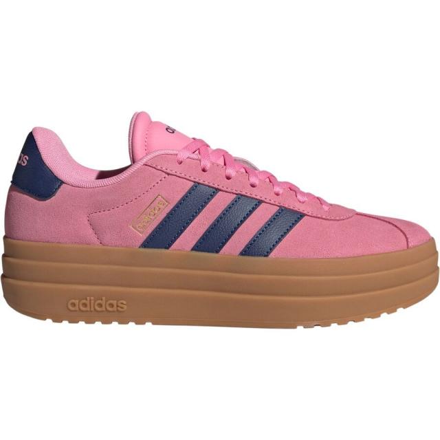(取寄) アディダス レディース Vl コート ボールド シューズ - ウィメンズ Adidas women VL Court Bold Shoe - Women's Bliss Pink/Dark Blue/Gold llic