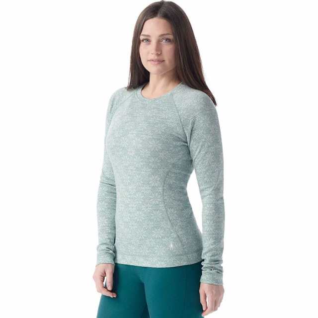 (取寄) スマートウール レディース クラシック サーマル メリノ クルー ベースレイヤー— - ウィメンズ Smartwool women Classic Thermal Merino Crew Baselayer - Women's Arctic Green Digi Snowの通販は