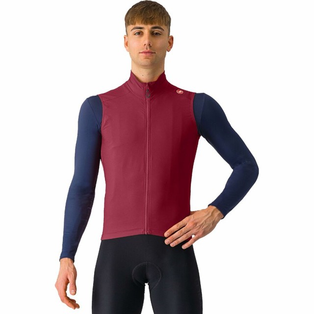 (取寄) カステリ メンズ エスプレッソ ベスト - メンズ Castelli men Espresso Vest - Men's Deep Bordeauxの通販は
