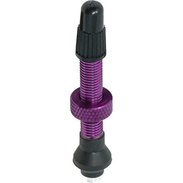 (取寄) インダストリーナイン ノー-クロッグ アルミニウム チューブレス バルブ ステムズ Industry Nine No-Clog Aluminum Tubeless Valve Stems Purpleの通販は
