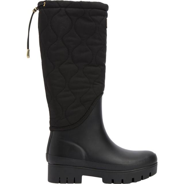 (取寄) バブアー レディース マーニー キルテッド トール ウェリー - ウィメンズ Barbour women Marnie Quilted Tall Welly - Women's Black