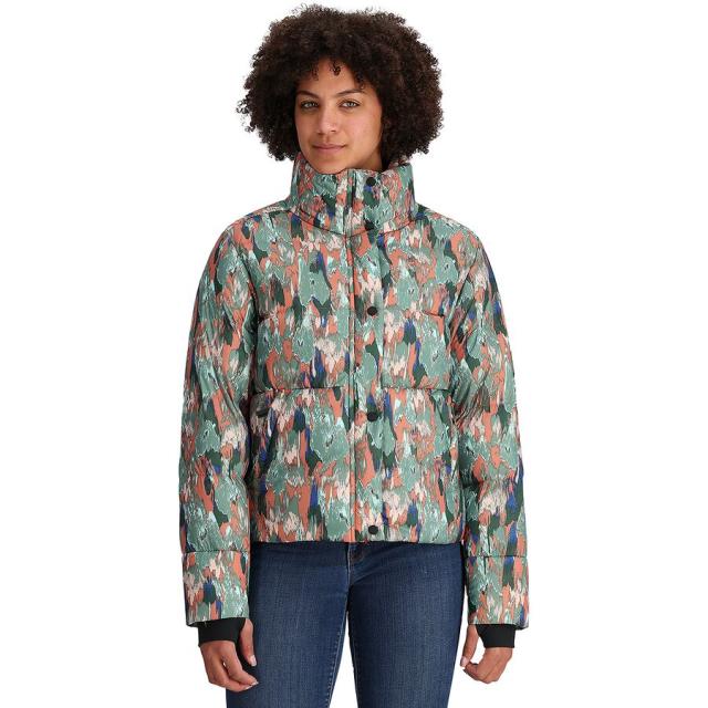 (取寄) アウトドア リサーチ レディース コールドフロント ダウン ジャケット - ウィメンズ Outdoor Research women Coldfront Down Jacket - Women's Cinnamon Printの通販は 24,813円