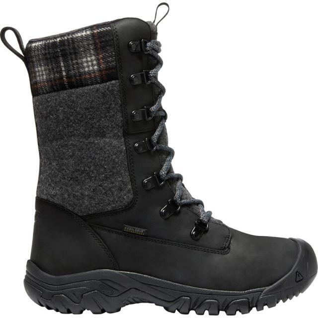 (取寄) キーン レディース グレタ トール Wp ブート - ウィメンズ KEEN women Greta Tall WP Boot - Women's Black/Black Plaidの通販は