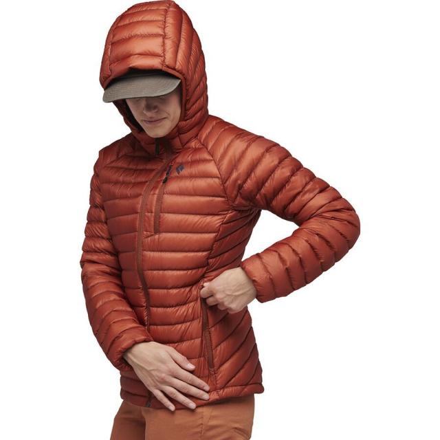 (取寄) ブラックダイヤモンド レディース アプローチ ダウン フーデット ジャケット - ウィメンズ  women Approach Down Hooded Jacket - Women's Burnt Sienna