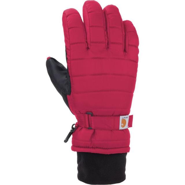 (取寄) レディース Wp インサレーテッド キルテッド ニット カフ グローブ - ウィメンズ Carhartt Gloves women WP Insulated Quilted Knit Cuff Glove - Women's Crabapple