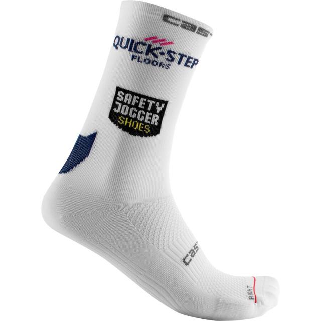 (取寄) カステリ クイック-ステップ ロッソ コルサ プロ 15 ソック Castelli Quick-Step Rosso Corsa Pro 15 Sock Whiteの通販は 6,170円