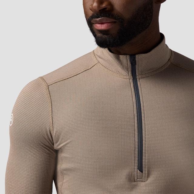 (取寄) バックカントリー メンズ パインズ ベースレイヤー— 1/4-ジップ トップ - メンズ Backcountry men Pines Microgrid Ultra-Lt Baselayer 1/4-Zip Top - Men's Fallen Rock