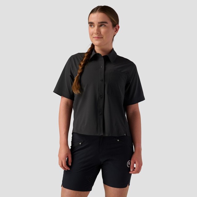 (取寄) バックカントリー レディース ボタンアップ MTB ジャージ - ウィメンズ Backcountry women Button-Up MTB Jersey - Women's Blackの通販は 29,750円
