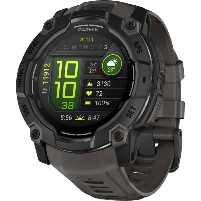 (取寄) ガーミン インスティンクト 3 スポーツ ウォッチ Garmin Instinct 3 AMOLED Sport Watch Black/Charcoal