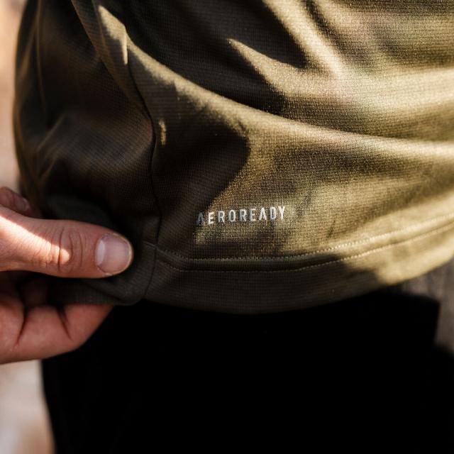 (取寄) アディダステレックス メンズ テレックス マルチ 1/2-ジップ ロング-スローブ シャツ - メンズ Adidas TERREX men Terrex Multi 1/2-Zip Long-Sleeve Shirt - Men's Olive Strata