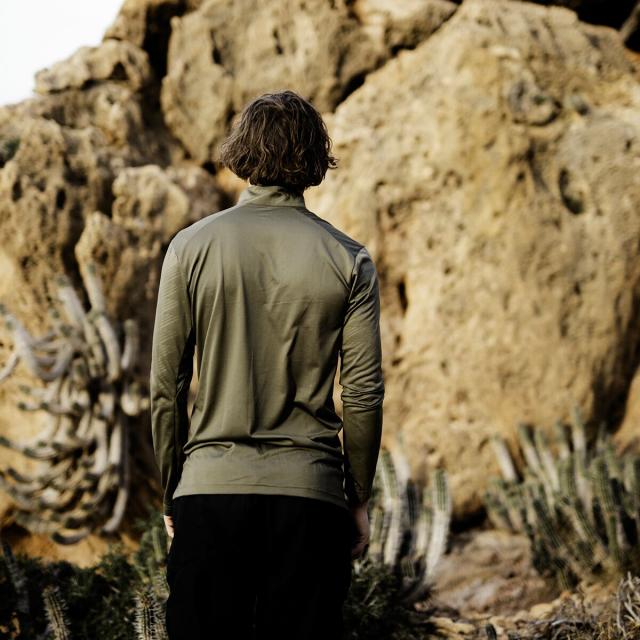 (取寄) アディダステレックス メンズ テレックス マルチ 1/2-ジップ ロング-スローブ シャツ - メンズ Adidas TERREX men Terrex Multi 1/2-Zip Long-Sleeve Shirt - Men's Olive Strata