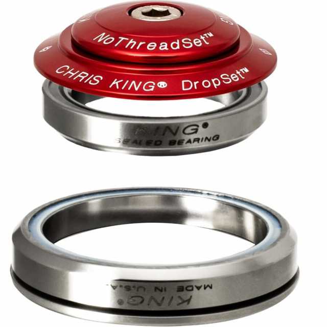 (取寄) クリスキング ドロップセット 5 ヘッドセット Chris King DropSet 5 Headset Redの通販は