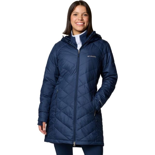 (取寄) コロンビア レディース ヘブンリー ロング フーデット ジャケット - ウィメンズ Columbia women Heavenly Long Hooded Jacket - Women's Collegiate Navy