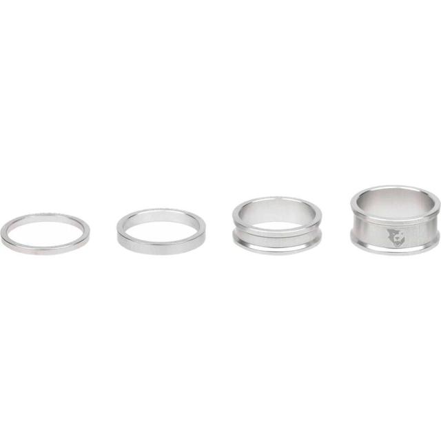 (取寄) ウルフトゥースコンポーネンツ ヘッドセット スペーサー キット Wolf Tooth Components Headset Spacer Kit Raw SIlver