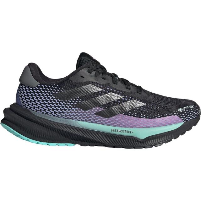 (取寄) アディダス レディース ズーパーノーヴァ Gtx ランニング シューズ - ウィメンズ Adidas women Supernova GTX Running Shoe - Women's Core Black/Iron llic/Semi Flash Aqua