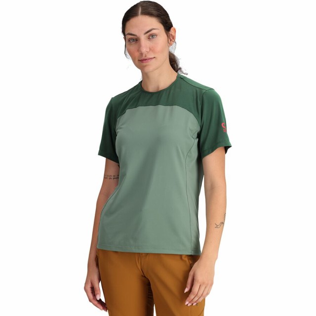 (取寄) アウトドア リサーチ レディース フリーホイール ショートスリーブ ジャージ - ウィメンズ Outdoor Research women Freewheel Short-Sleeve Jersey - Women's Balsam/Groveの通販は