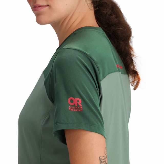 (取寄) アウトドア リサーチ レディース フリーホイール ショートスリーブ ジャージ - ウィメンズ Outdoor Research women Freewheel Short-Sleeve Jersey - Women's Balsam/Groveの通販は