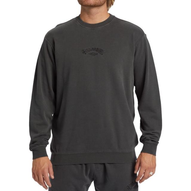 (取寄) ビラボン メンズ ウェーブ ウォッシュド クルーネック スウェットシャツ - メンズ Billabong men Wave Washed Crewneck Sweatshirt - Men's Raven