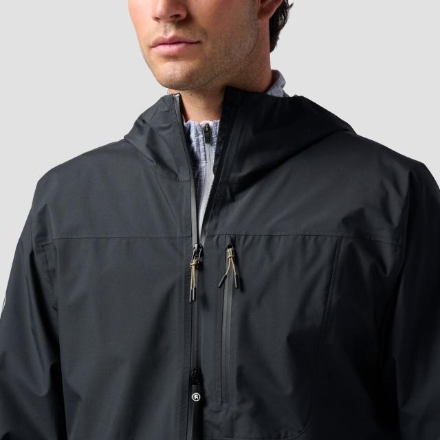 (取寄) バックカントリー メンズ ランオフ 2.5L レイン ジャケット - メンズ Backcountry men Runoff 2.5L Rain Jacket - Men's Black