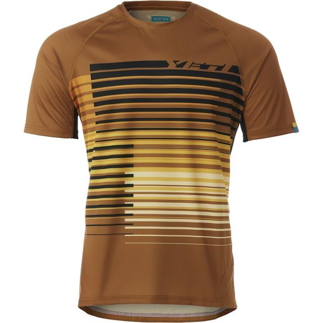 (取寄) イエティサイクルズ メンズ ロングホーン ショートスリーブ ジャージ - メンズ Yeti Cycles men Longhorn Short-Sleeve Jersey - Men's Spice Stripe