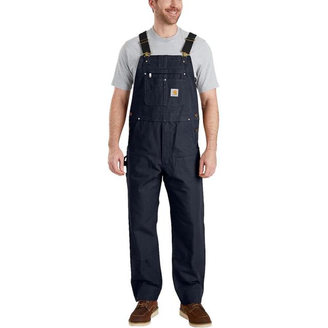 (取寄) カーハート メンズ R01 ダック ビブ オーバーオール パンツ - メンズ Carhartt men R01 Duck Bib Overall Pant - Men's Navy