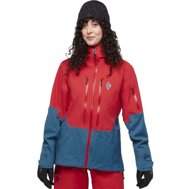 (取寄) ブラックダイヤモンド レディース リーコン Lt シェル ジャケット - ウィメンズ  women Recon LT Shell Jacket - Women's Coral Red/Creek Blue
