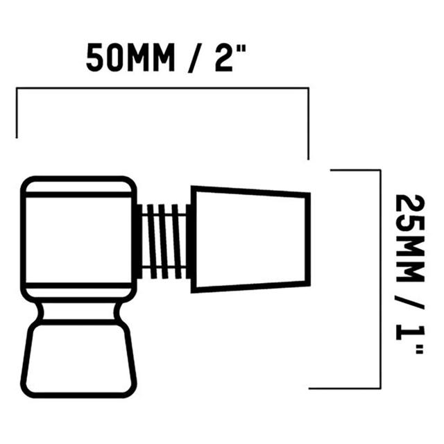 取寄) ブラックバーン ウェイサイド CO2 スレッド オン インフレータ