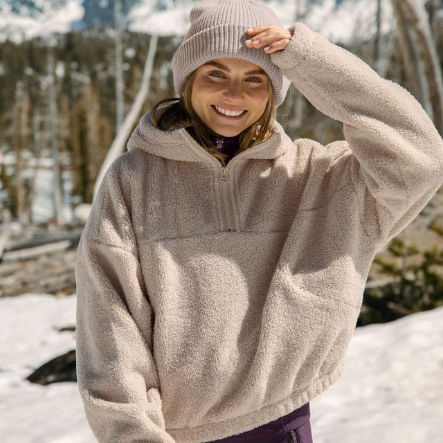 (取寄) ビヨンドヨガ レディース ユニティ 1/4-ジップ ブーディ - ウィメンズ Beyond Yoga women Unity 1/4-Zip Hoodie - Women's Nude Tint Heather