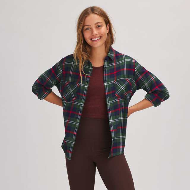 (取寄) ストイック レディース デイリー フランネル - ウィメンズ Stoic women Daily Flannel - Women's Emerald Plaidの通販は