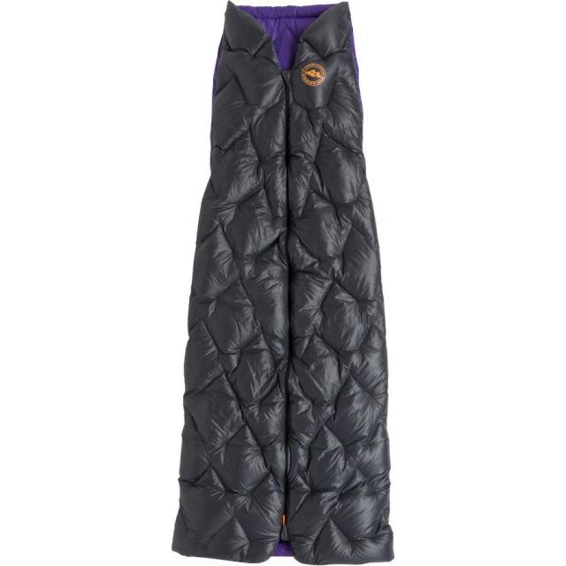 (取寄) ビッグアグネス フライ クリーク UL ジップ キルト: 50F ダウン Big Agnes Fly Creek UL Zip Quilt: 50F Down Asphalt/ Purple