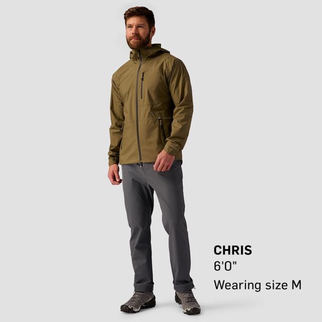 (取寄) バックカントリー メンズ ランオフ 2.5L レイン ジャケット - メンズ Backcountry men Runoff 2.5L Rain Jacket - Men's Kalamata