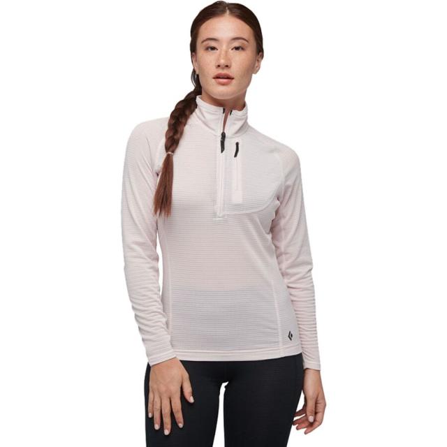 (取寄) ブラックダイヤモンド レディース コウフィシェント Lt 1/4-ジップ プルオーバー - ウィメンズ Black Diamond women Coefficient LT 1/4-Zip Pullover - Women's Ice Pinkの通販は