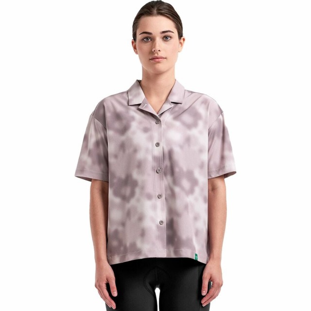 (取寄) ペパーミントサイクリング レディース グラベル ショートスリーブ シャツ - ウィメンズ Peppermint Cycling women Gravel Short-Sleeve Shirt - Women's Tie Dye Lilacの通販は