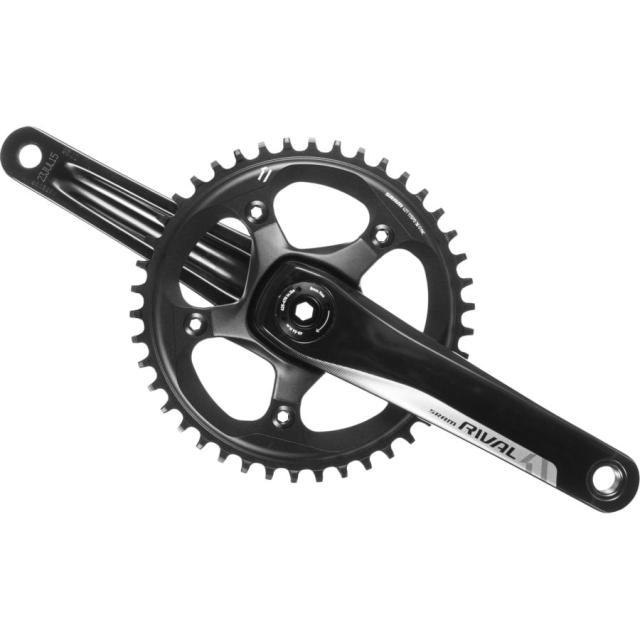 (取寄) スラム ライバル 1 BB30 クランクセット SRAM Rival 1 BB30 Crankset Blackの通販は