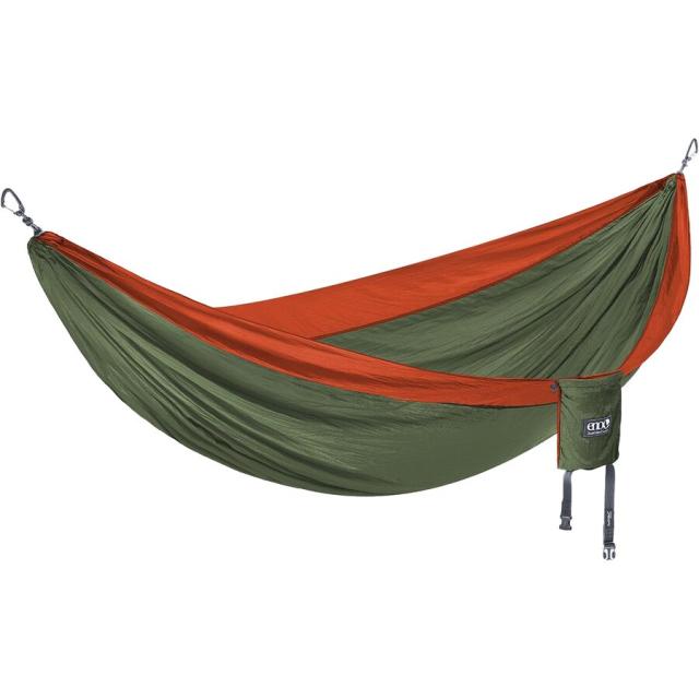(取寄) イーグルスネストアウトフィッターズ ダブルネスト ハンモック Eagles Nest Outfitters DoubleNest Hammock Olive/Orangeの通販は
