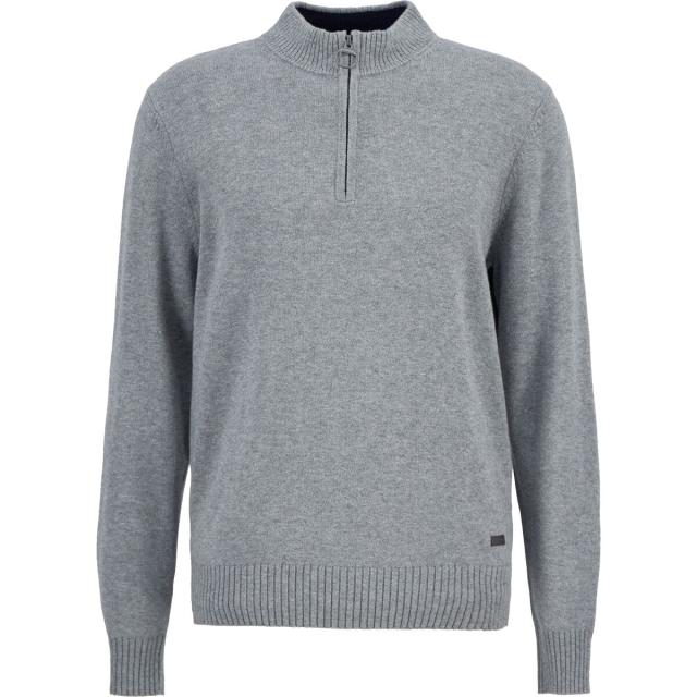 (取寄) バブアー メンズ ケルソン 1/2-ジップ ニット ジャンパー - メンズ Barbour men Kelson 1/2-Zip Knitted Jumper - Men's Grey Marl