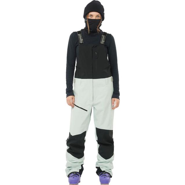 (取寄) サロモン レディース ムーン パトロール ゴア-テックス ビブ - ウィメンズ Salomon women Moon Patrol GORE-TEX Bib - Women's Misty Blue/Deep Blackの通販は