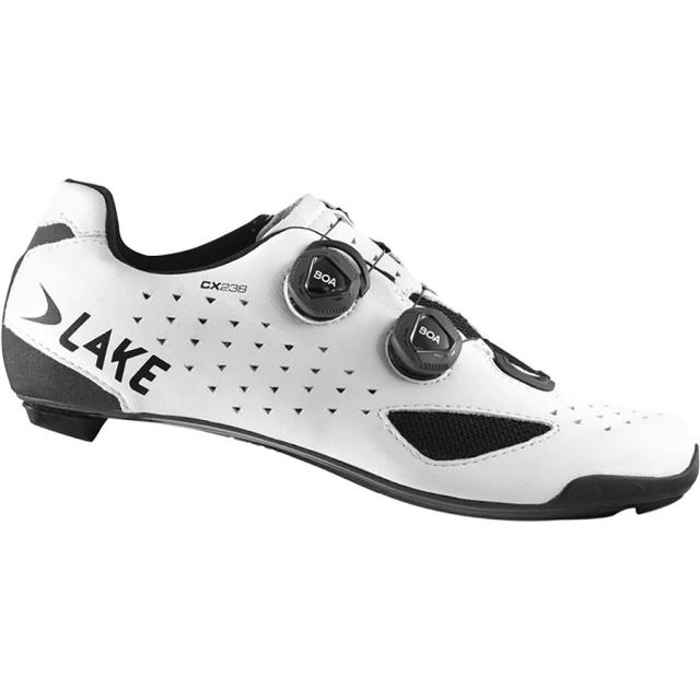 (取寄) レイク メンズ CX238 ワイド サイクリング シュー - メンズ Lake men CX238 Wide Cycling Shoe - Men's White/Whiteの通販は
