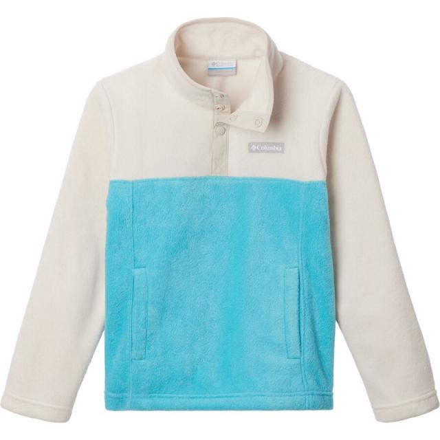 (取寄) コロンビア キッズ スティーンズ マウント リ 1/4 スナップ フリース プル-オーバー - キッズ Columbia kids Steens Mtn II 1/4 Snap Fleece Pull-Over - Kids' Geyser/Chalkの通販は