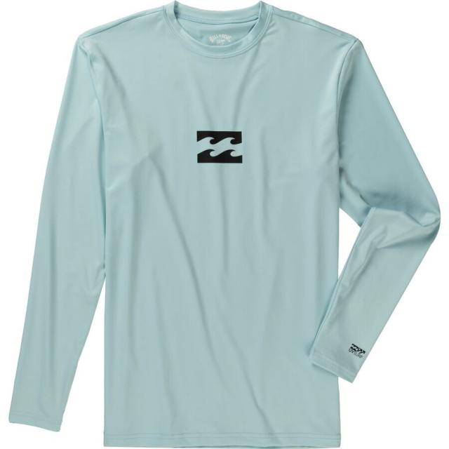(取寄) ビラボン メンズ オール デイ ウェーブ Lf ロング-スローブ ラッシュガード - メンズ Billabong men All Day Wave LF Long-Sleeve Rashguard - Men's Coastal Blue