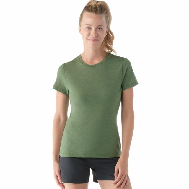 (取寄) スマートウール レディース メリノ ショートスリーブ T-シャツ - ウィメンズ Smartwool women Merino Short-Sleeve T-Shirt - Women's Fern Greenの通販は