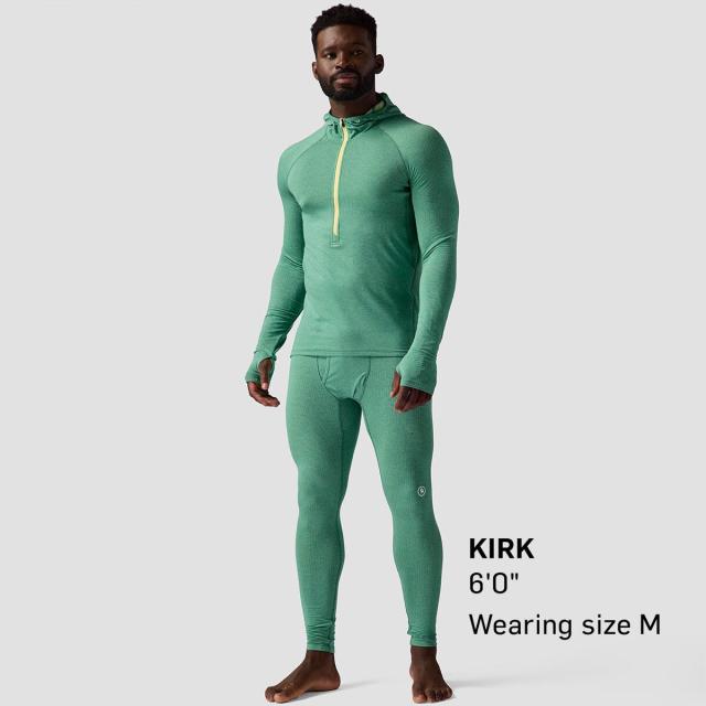 (取寄) バックカントリー メンズ パインズ ベースレイヤー— 1/2-ジップ スキューバ トップ - メンズ Backcountry men Pines Microgrid Ultra-Lt Baselayer 1/2-Zip Scuba Top - Men's Gearhead Green