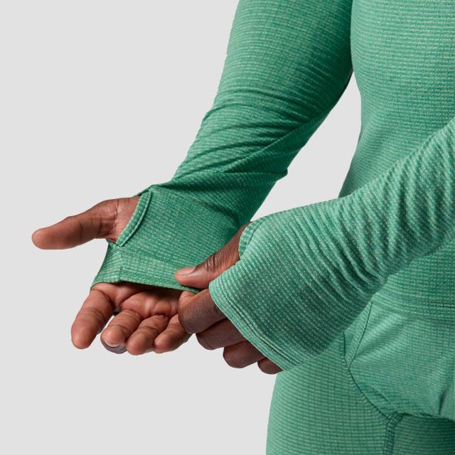(取寄) バックカントリー メンズ パインズ ベースレイヤー— 1/2-ジップ スキューバ トップ - メンズ Backcountry men Pines Microgrid Ultra-Lt Baselayer 1/2-Zip Scuba Top - Men's Gearhead Green
