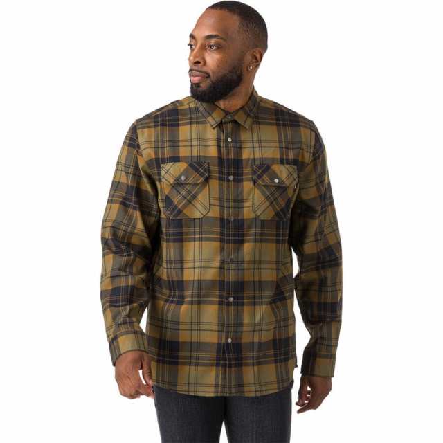 (取寄) フライロー メンズ ハンドルバー テック フランネル シャツ - メンズ Flylow men Handlebar Tech Flannel Shirt - Men's Rye/Blackの通販は 21,301円